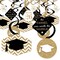 Big Dot of Happiness Gold Graduation Class of 2026 Decorations Hanging Swirls - Set of 40